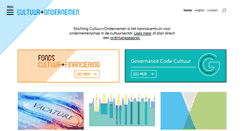 Desktop Screenshot of cultuur-ondernemen.nl